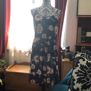 NWT Blue Floral Fit & Flare Sundress
